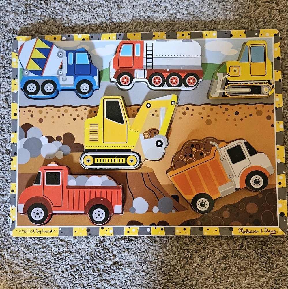 Melissa & Doug construction puzzle